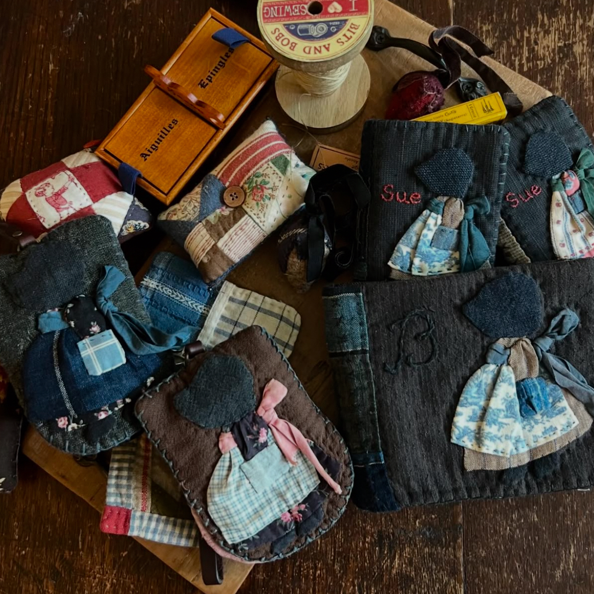 贝妮老师小苏钥匙包材料包、不是成品、需要拼布基础自己做 