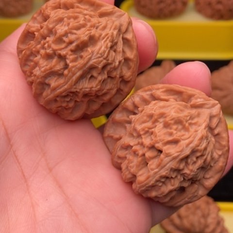 吊坠文玩核桃三角白39全品