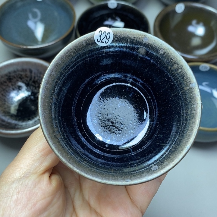 茶盏建窑建盏磨底柴烧主人杯