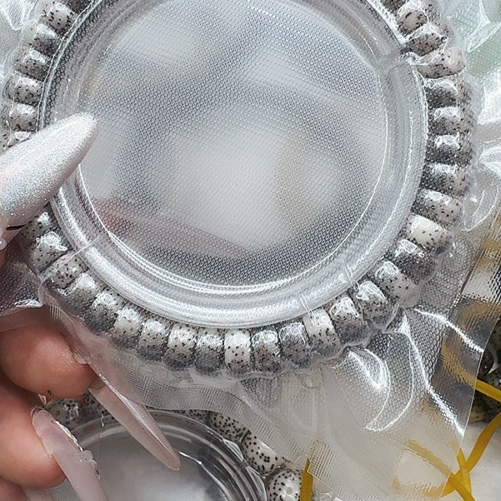 星月菩提手串535高端卡姿兰黑灰星月94药片单圈