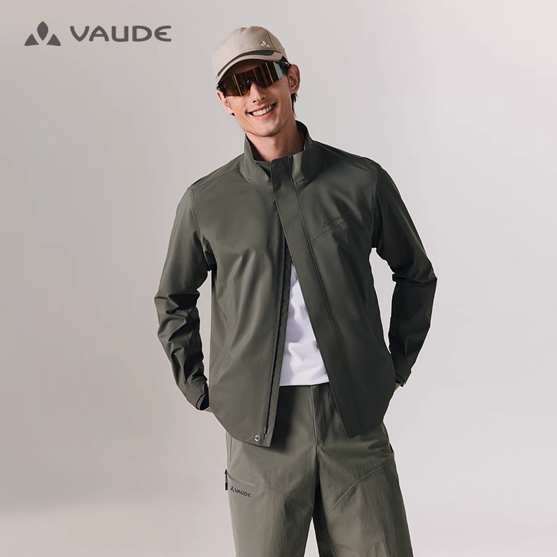 【软壳冲锋衣】VAUDE巍德立领连帽软壳冲锋衣户外防水徒步登山外套