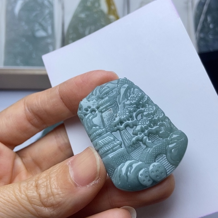 颈饰未镶嵌翡翠翡翠