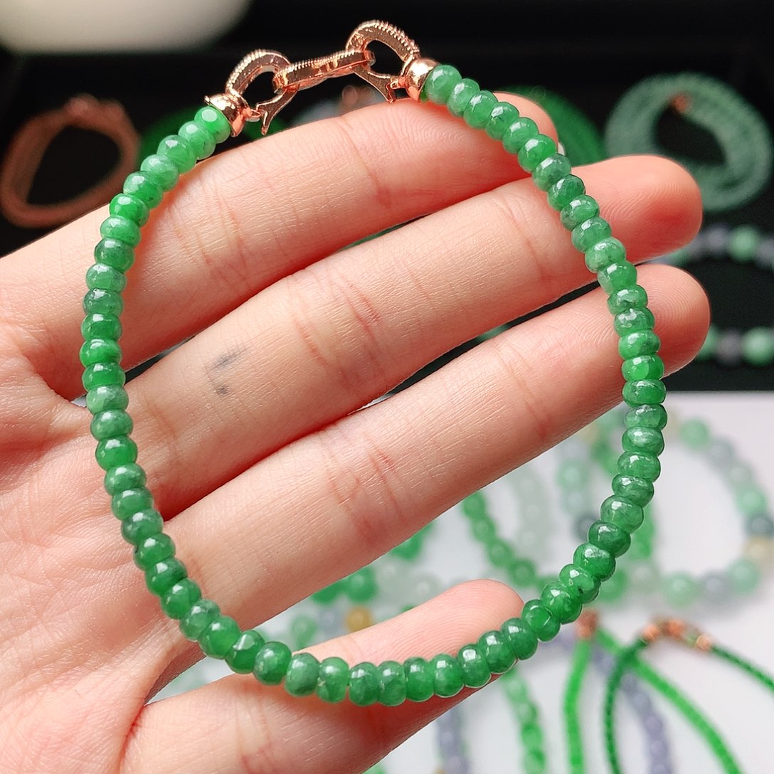 翡翠未镶嵌手链翡翠