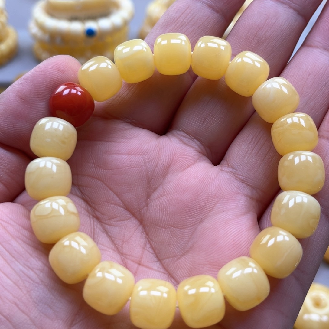 琥珀手链未镶嵌手串
