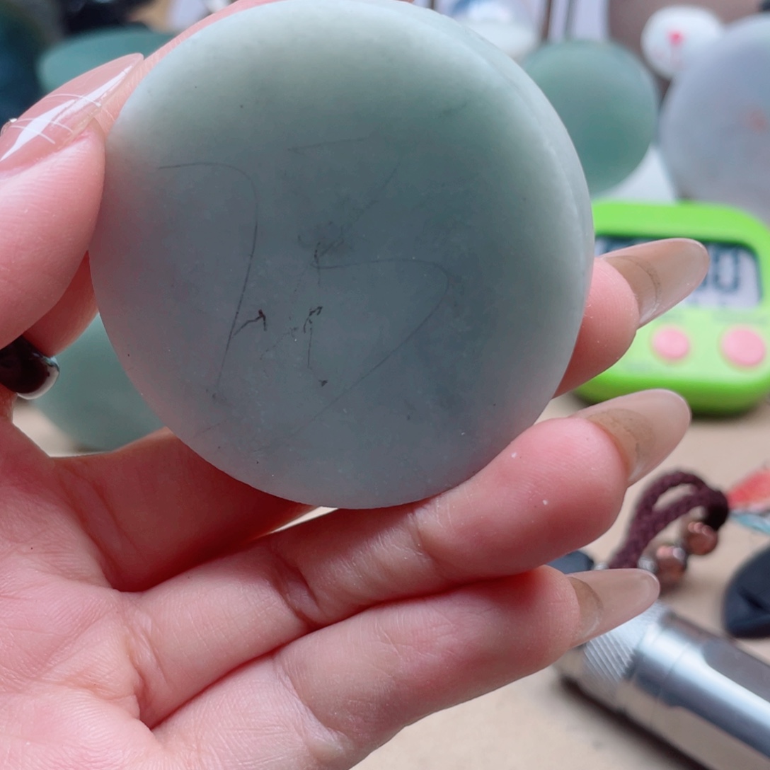 翡翠未镶嵌颈饰435……