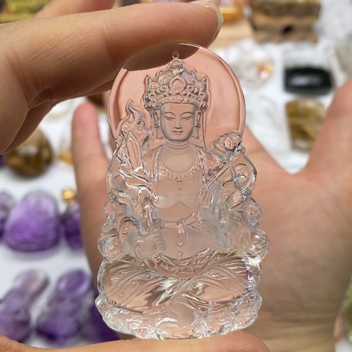 水晶颈饰未镶嵌仁*定制