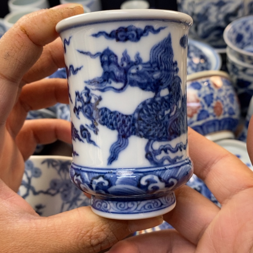 【闪购商品】景德镇青花主人杯