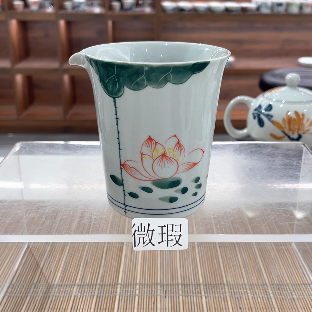 釉下彩纯手绘微瑕