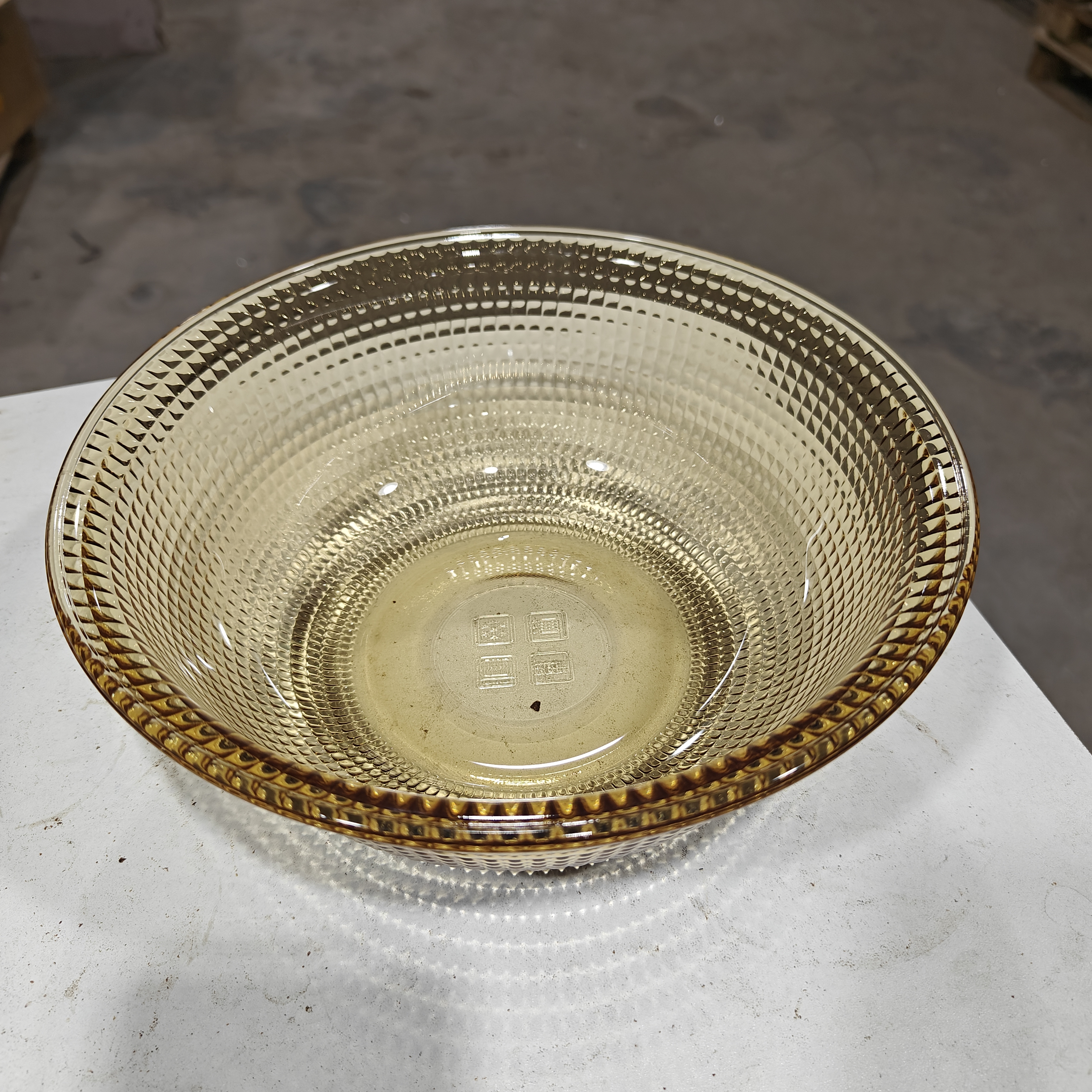 金标9寸面盆/高硼硅耐热玻璃工厂