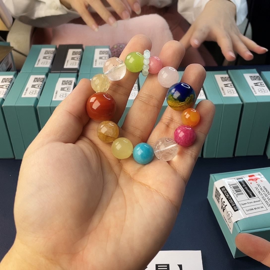 水晶银S925镶嵌手链