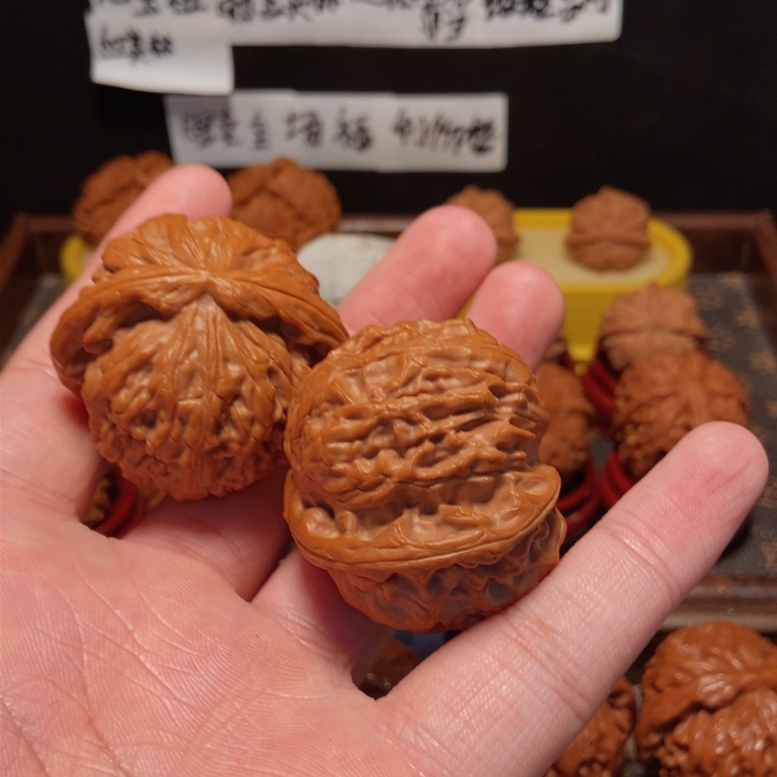 吊坠文玩核桃李*陈金麒麟79