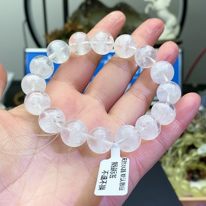 水晶手链未镶嵌白幽灵13