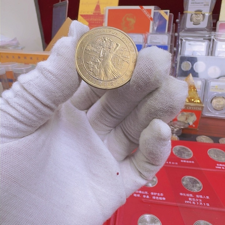 其他普通金属胡*鑫新疆纪念币77