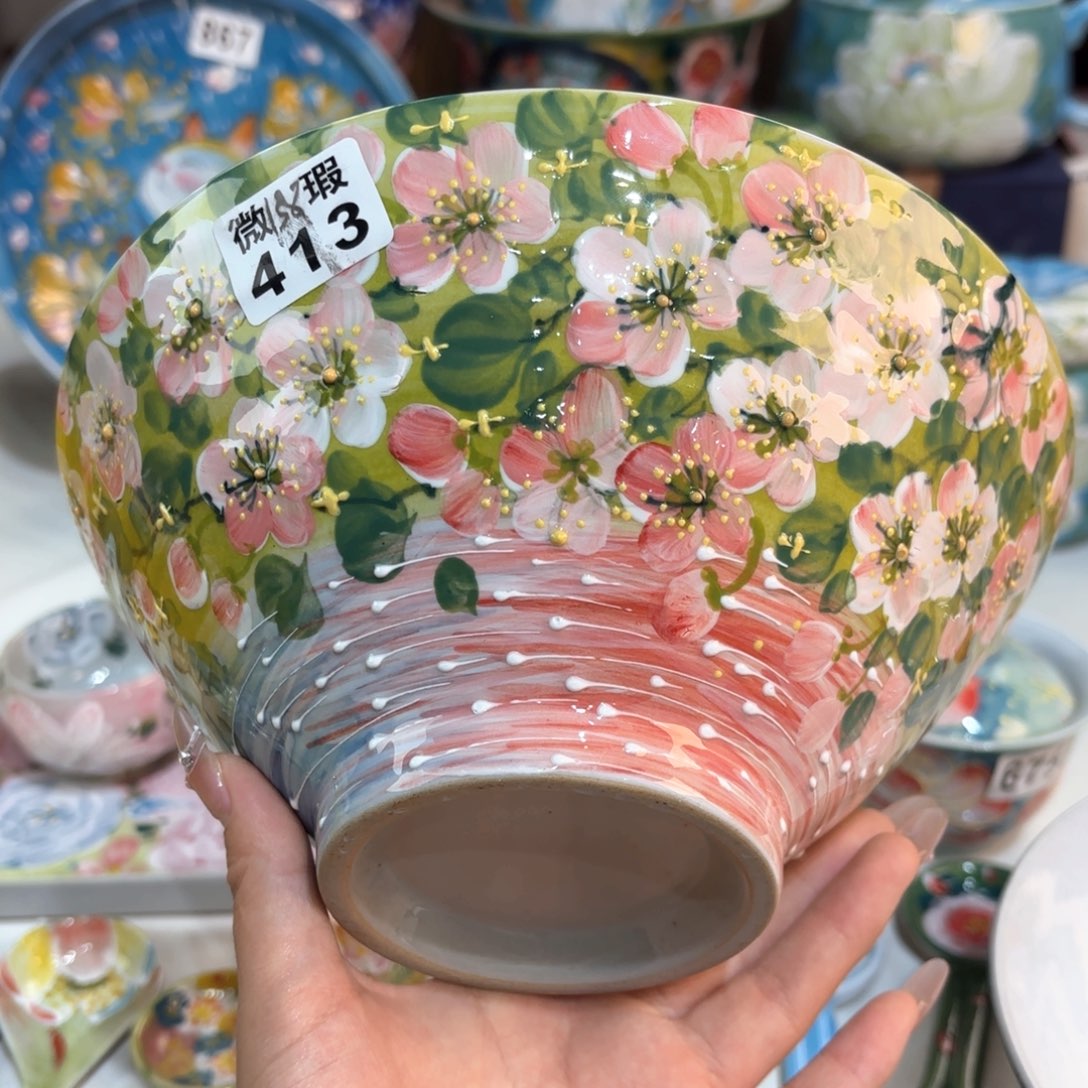 景德镇手绘高温釉下彩陶瓷茶具