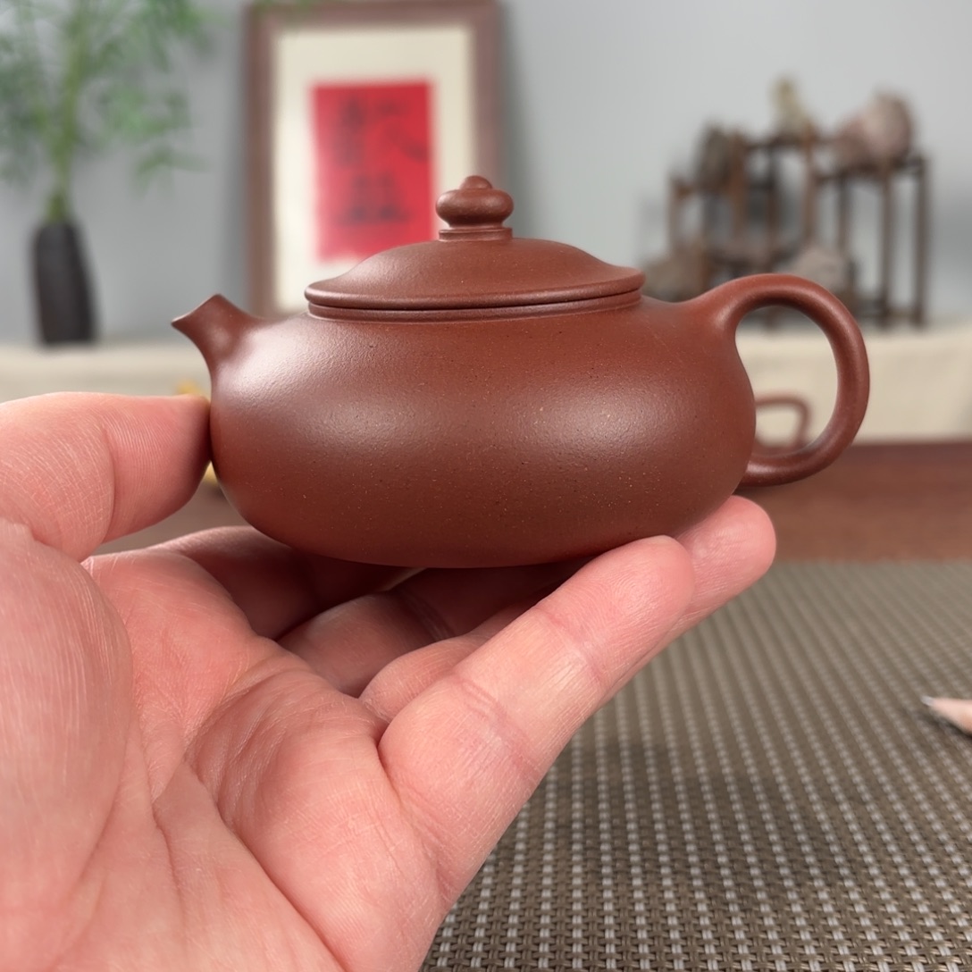 紫砂茶壶黄龙山原矿紫砂壶150