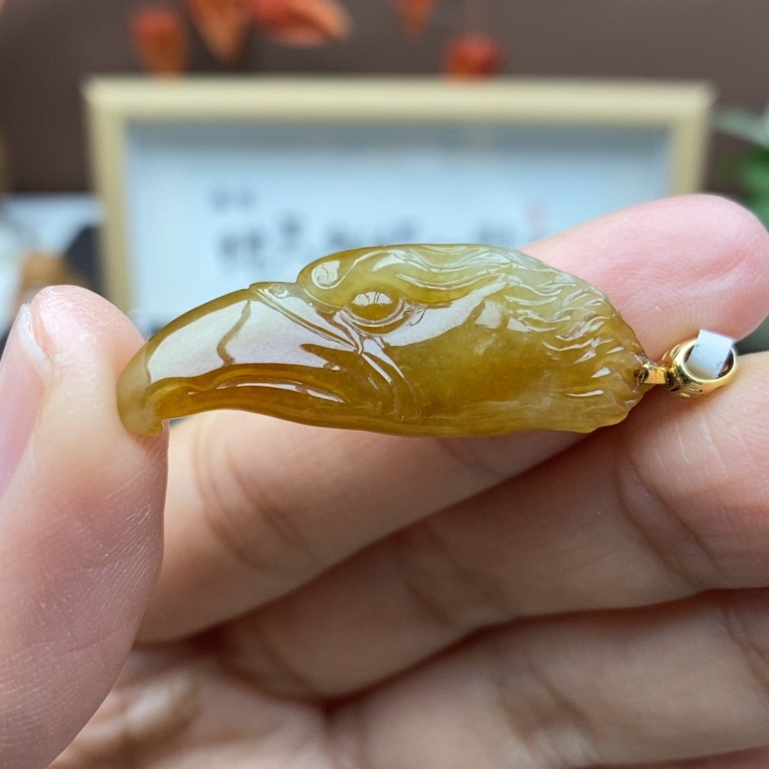 【闪购商品】颈饰18K金镶嵌翡翠71