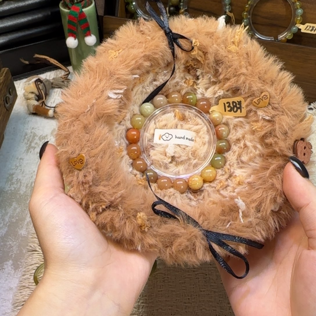 三***机蛇纹石玉合金戒指