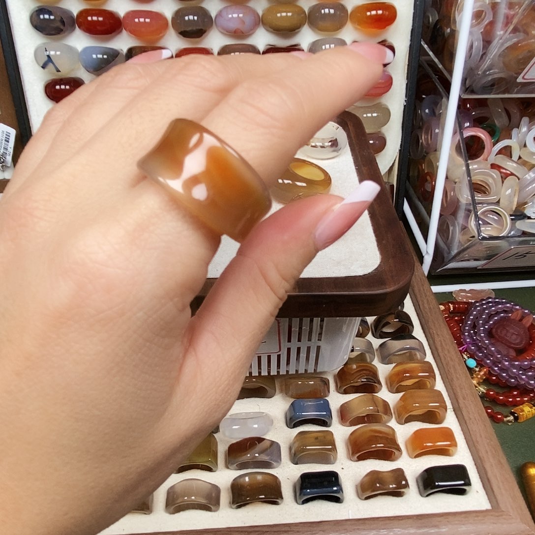 *****玛瑙/玉髓合金戒指