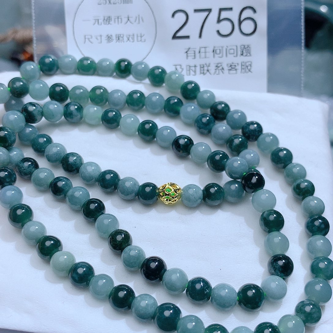 翡翠颈饰未镶嵌2756。