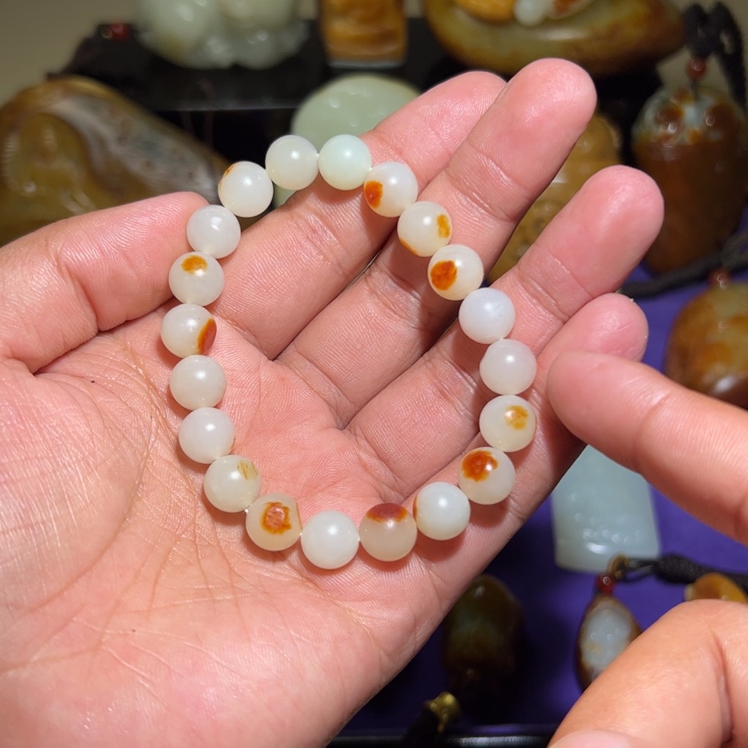 和田玉颈饰未镶嵌唐*鸭