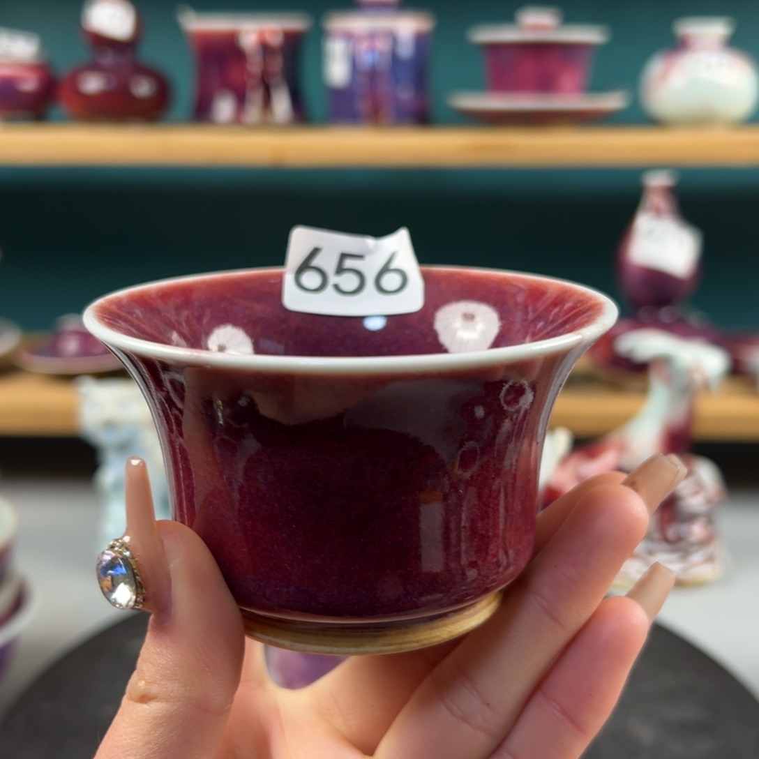 瓷片全品无暇主人杯纯手工