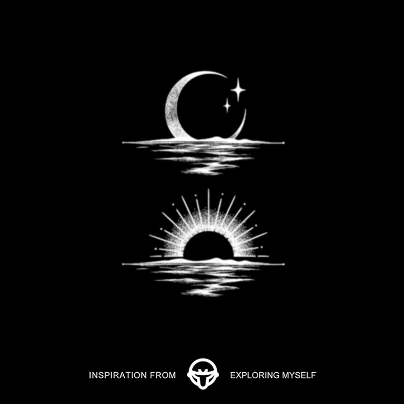 再变 朝夕月相草本果汁纹身贴防水持久女情侣闺蜜高级感贴纸R513