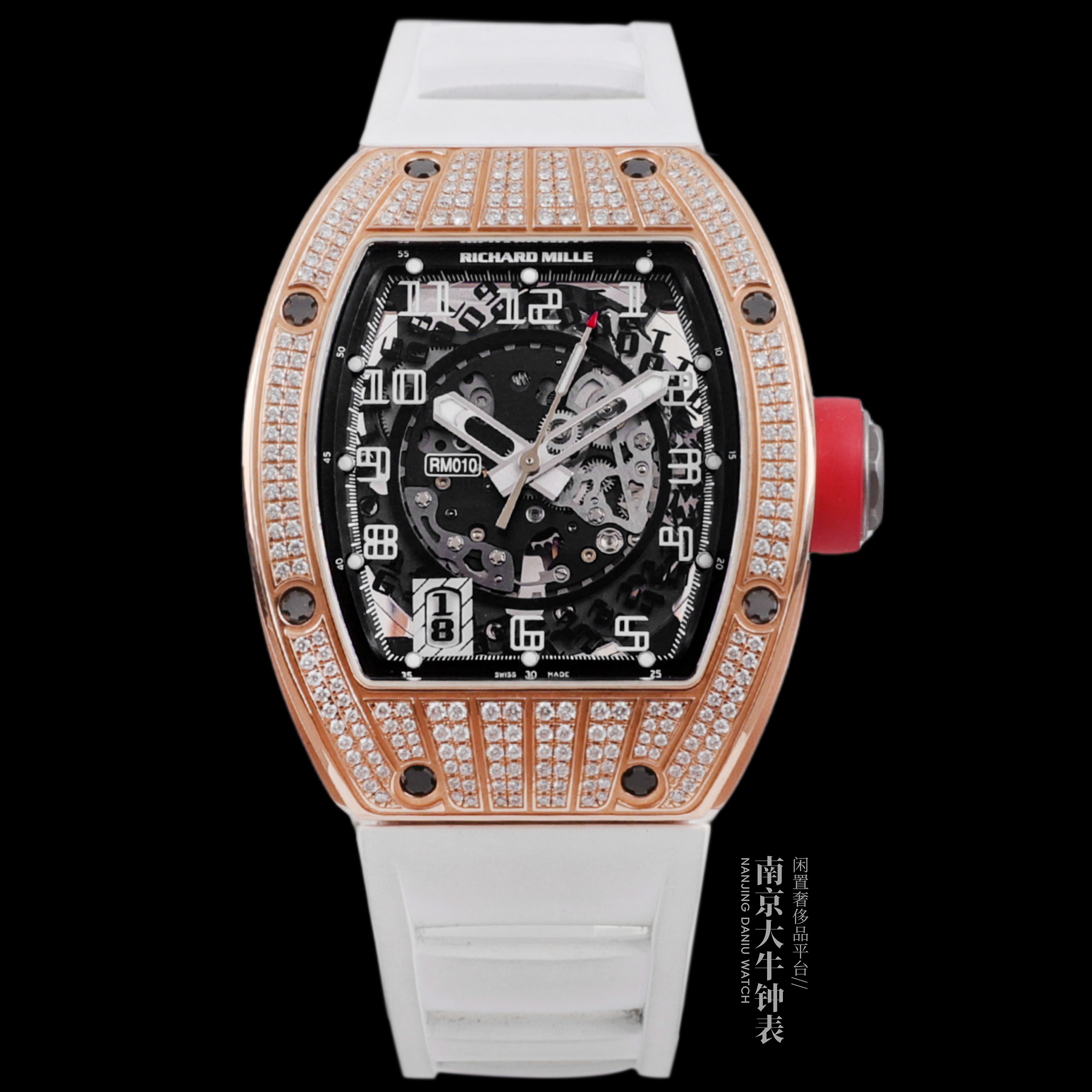 99新 Richard Mille rm010/单表/48*39.3mm//
