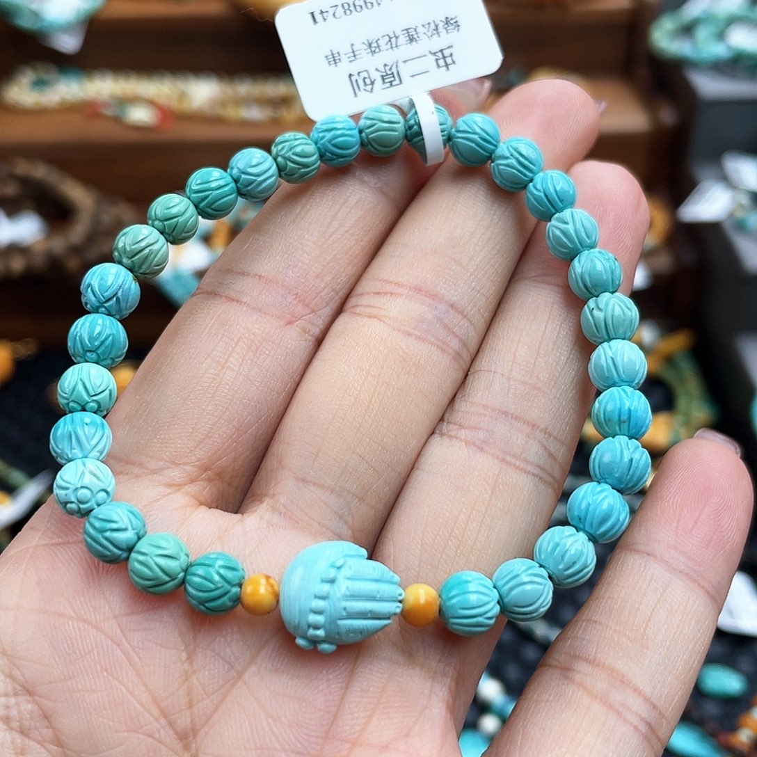 琥珀手串未镶嵌手串