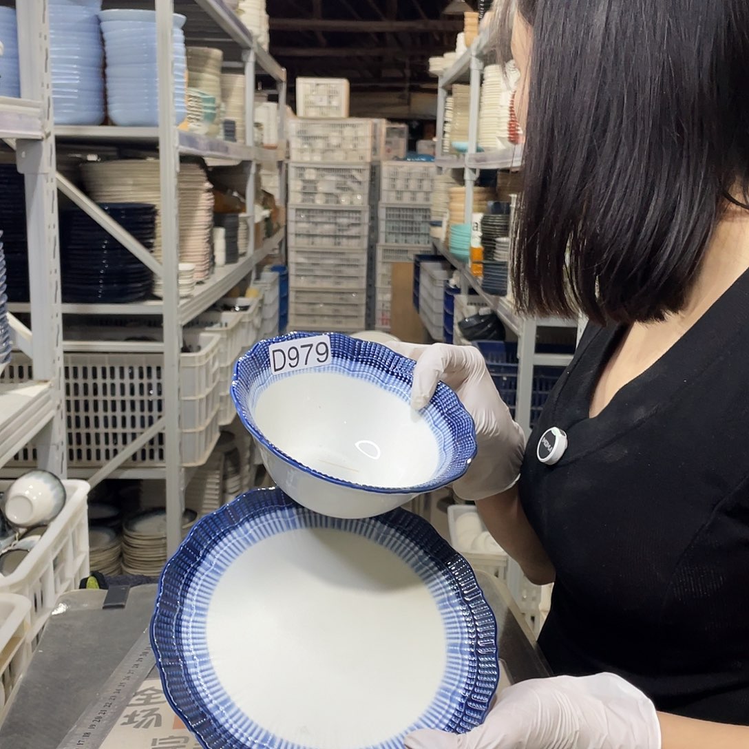 瓷片979             2碗2盘