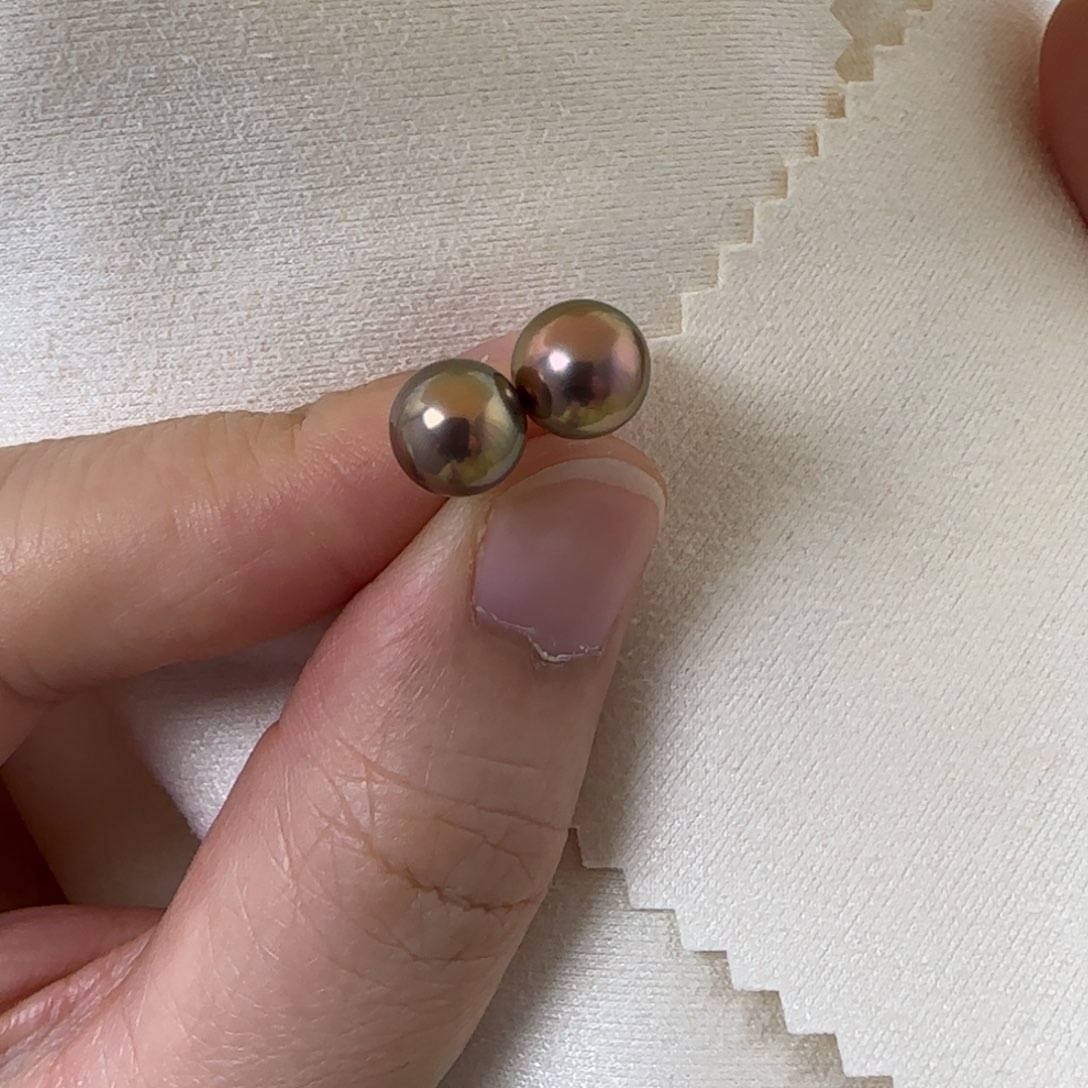 耳饰淡水珍珠银S925镶嵌