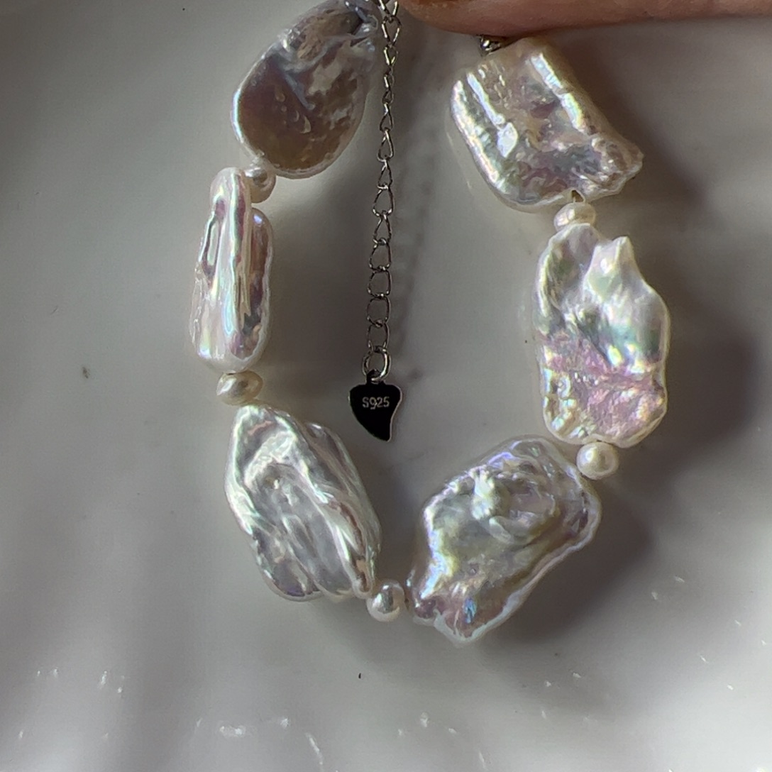 手绳淡水珍珠合金