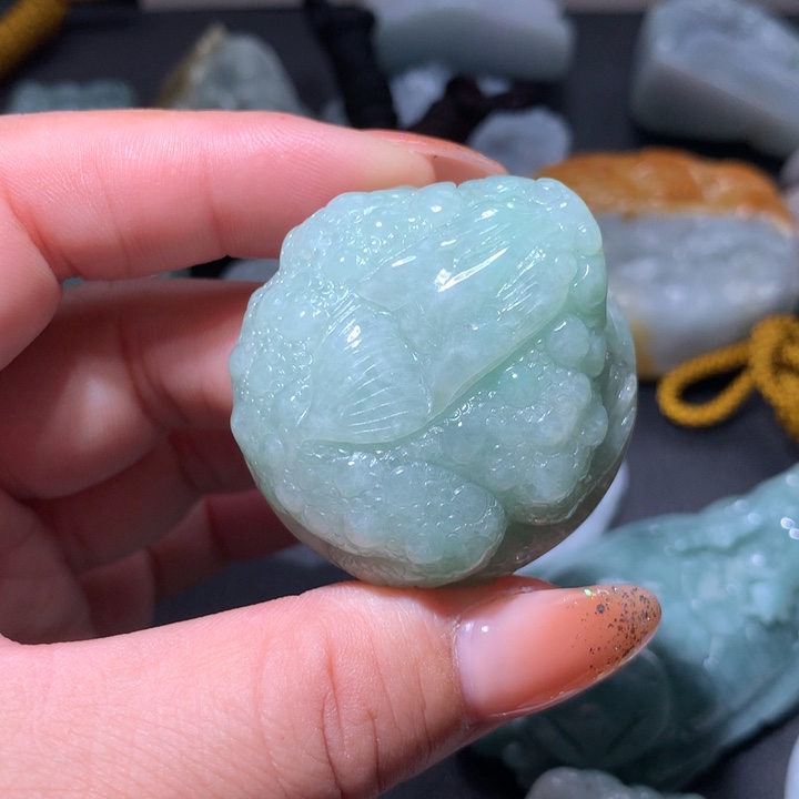 翡翠未镶嵌颈饰保真天然A货翡翠