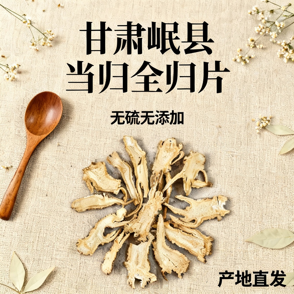 甘肃岷县正宗无硫当归全片