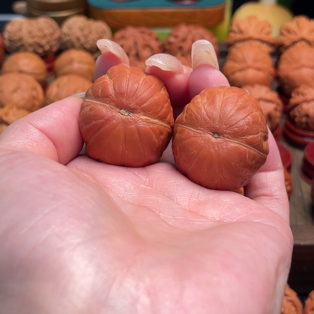 把件文玩核桃南瓜墩