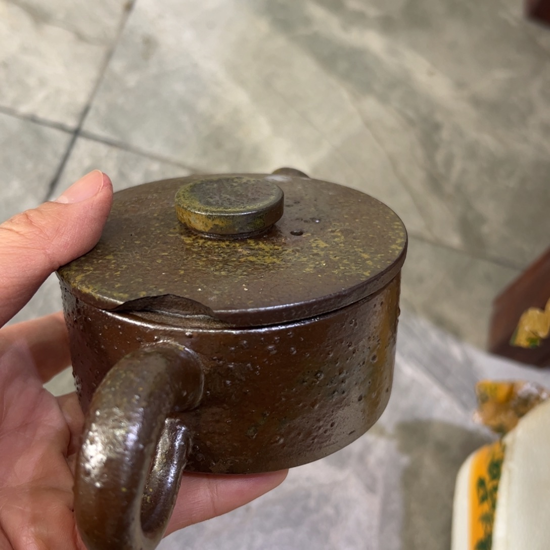 贵台龙窑柴烧茶壶A30