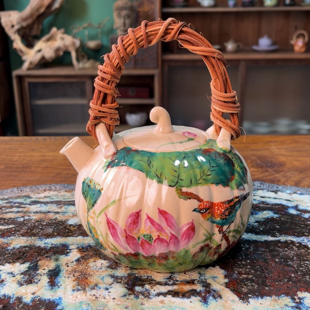 杯忽****）柴烧手工手绘陶瓷