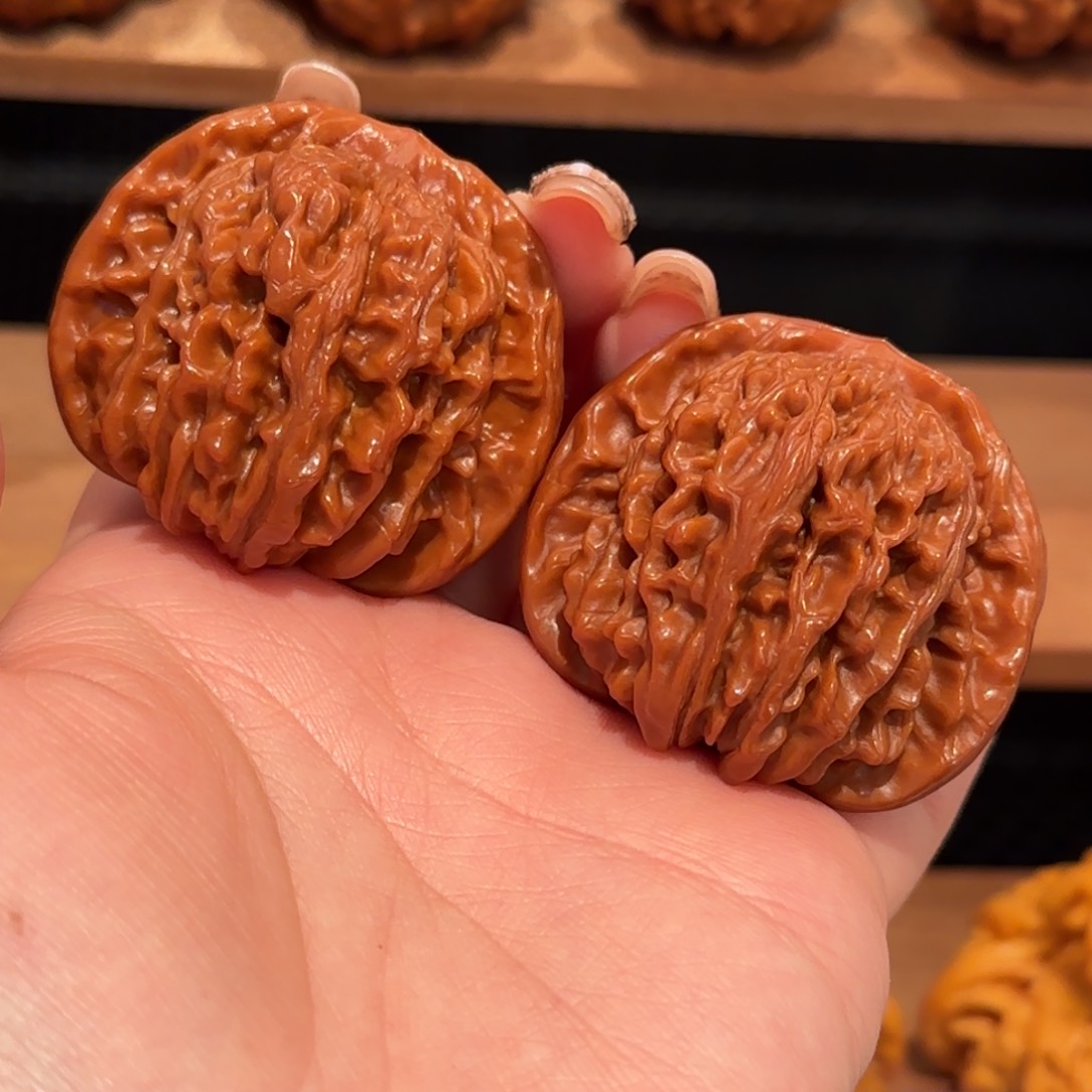 桃核吊坠四座楼45 精品45