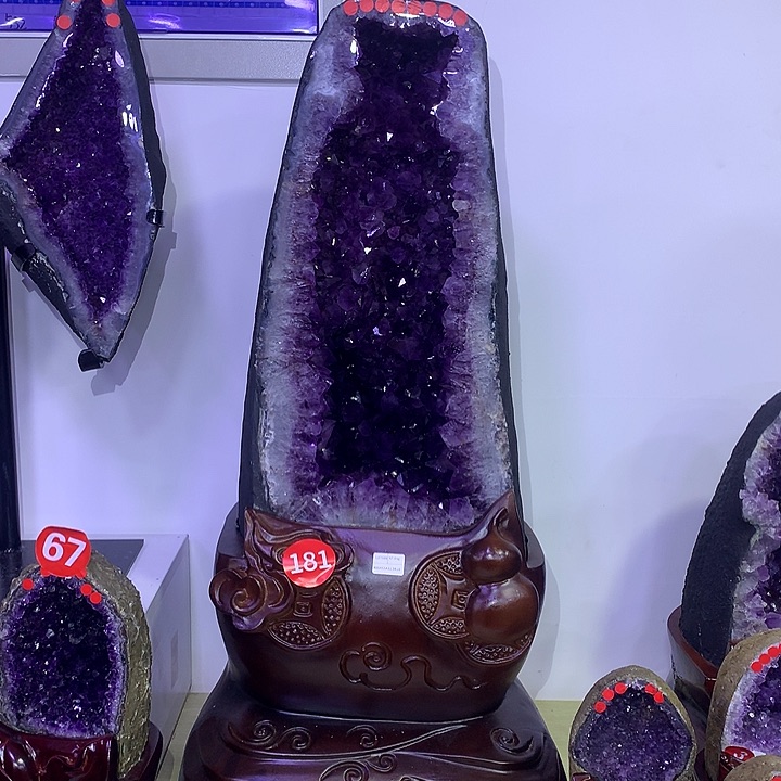 未镶嵌紫晶大型摆件（非配饰）
