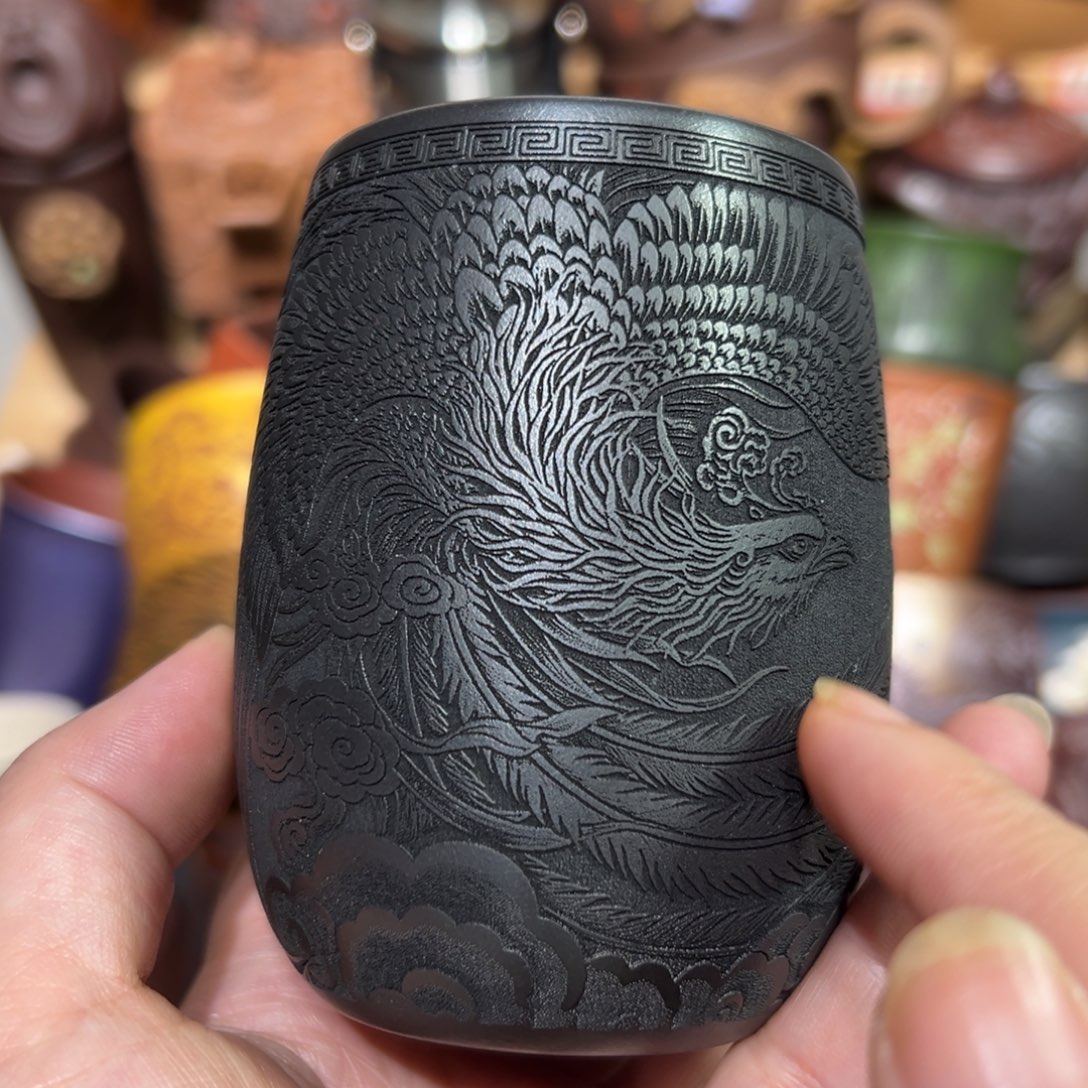 茶杯紫砂宜兴紫砂主人杯