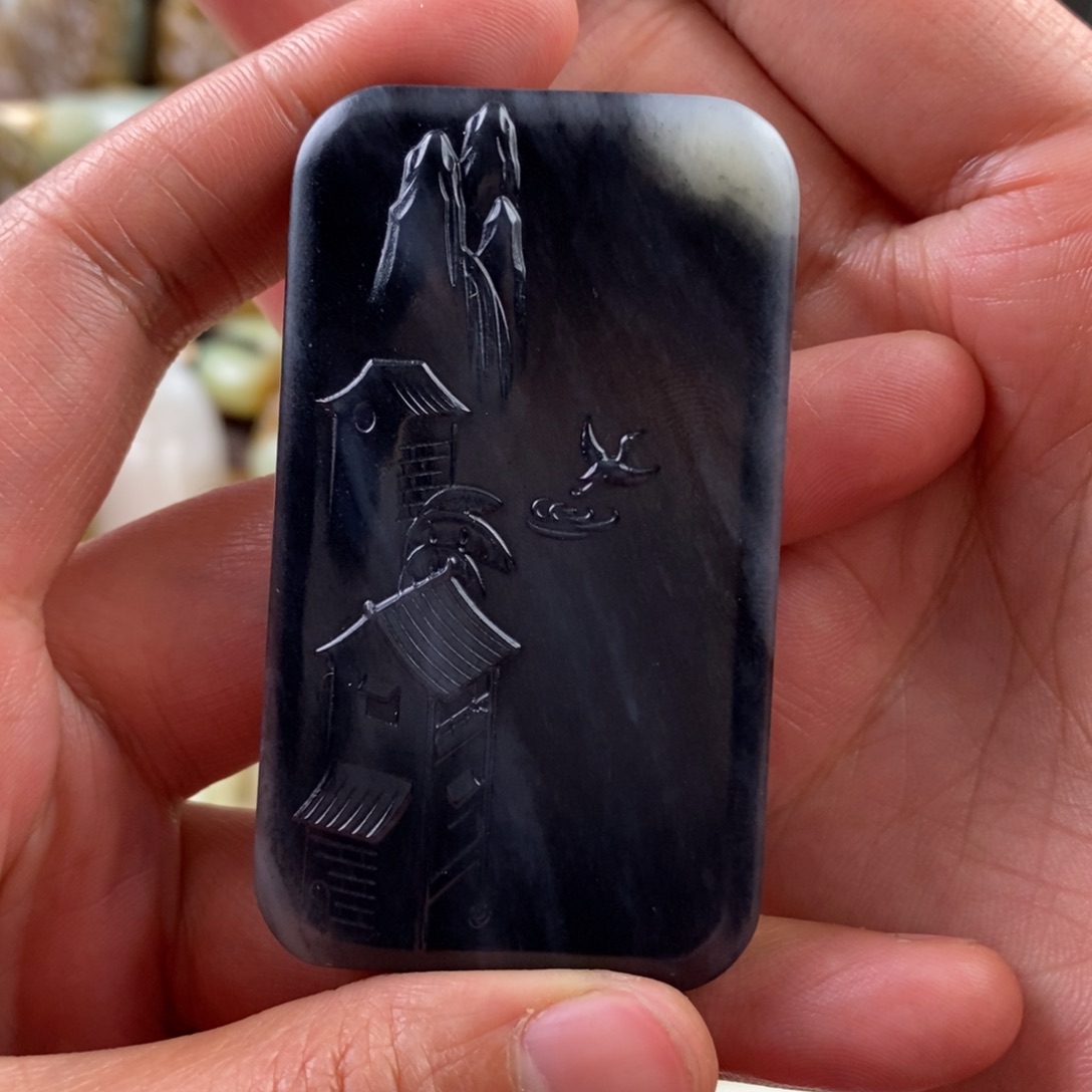 和田玉颈饰未镶嵌走*涯