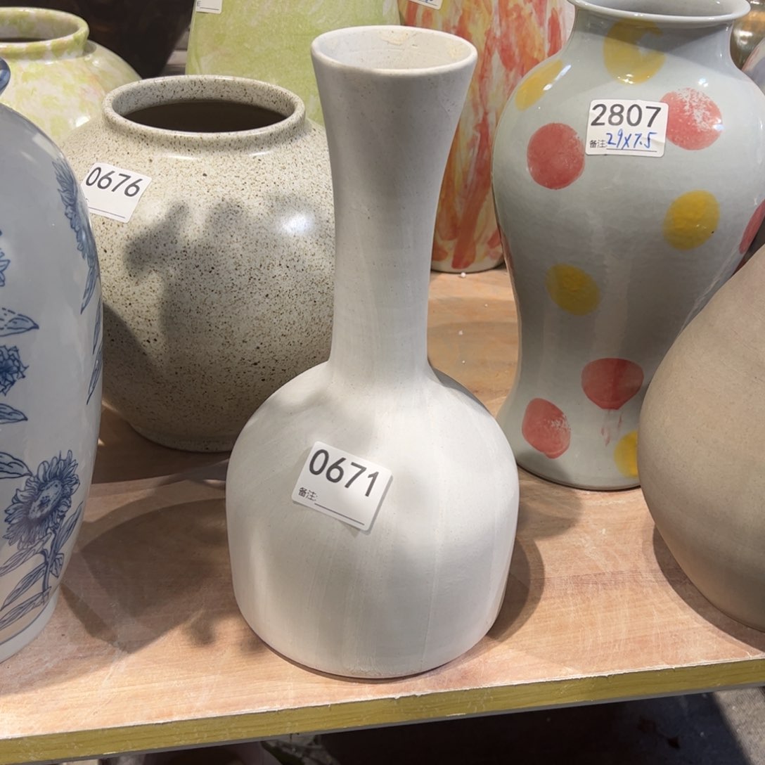 瓷片0671高30口5默认无孔的