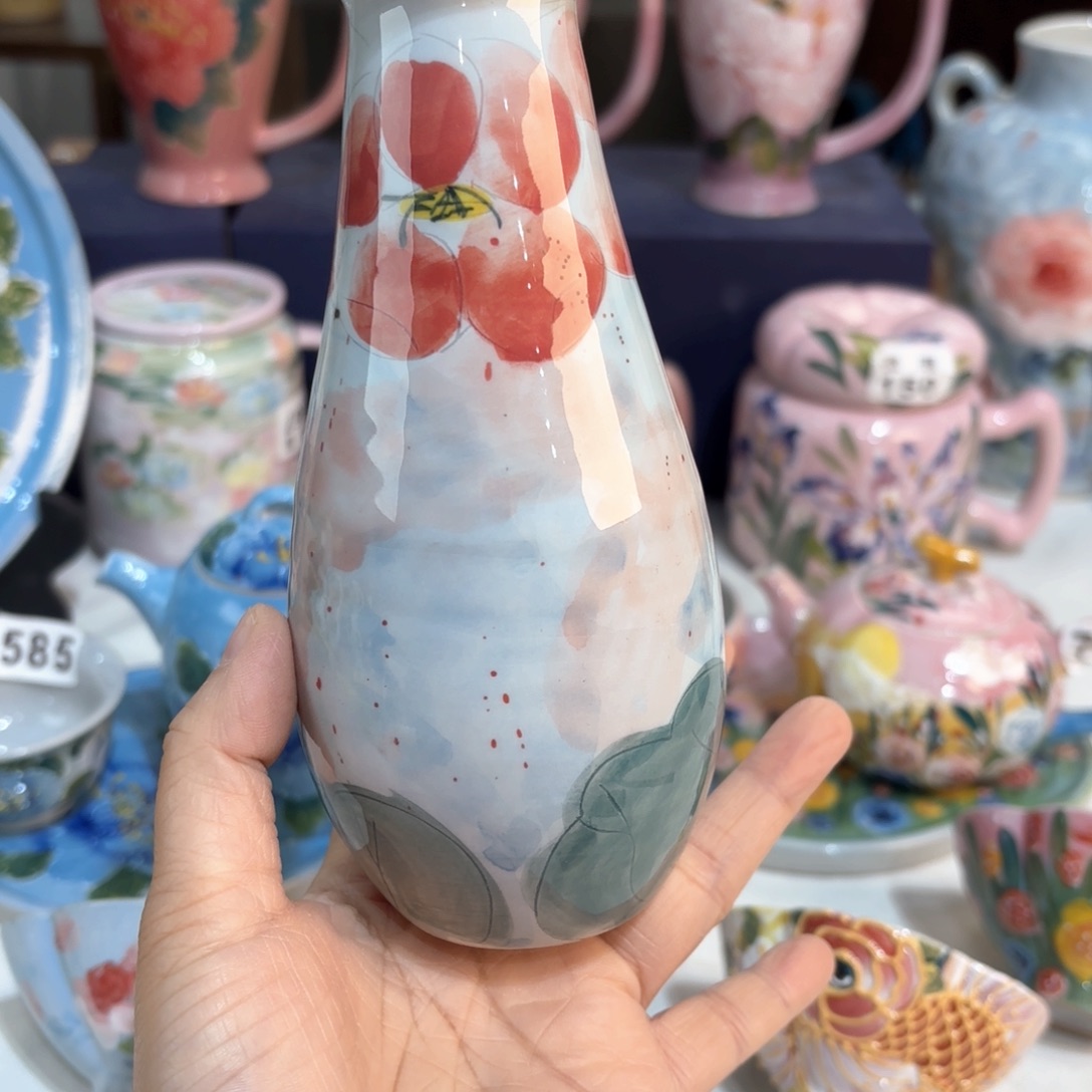 景德镇手绘高温釉下彩陶瓷茶具