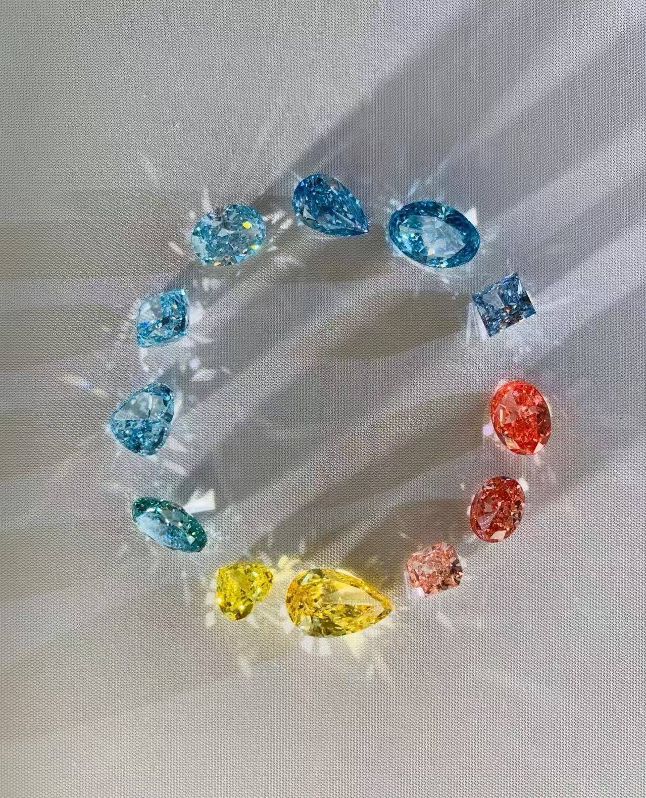 925银莫桑石银制品 925银莫桑石制品 【彩钻/异形钻0.5-5克拉】时尚