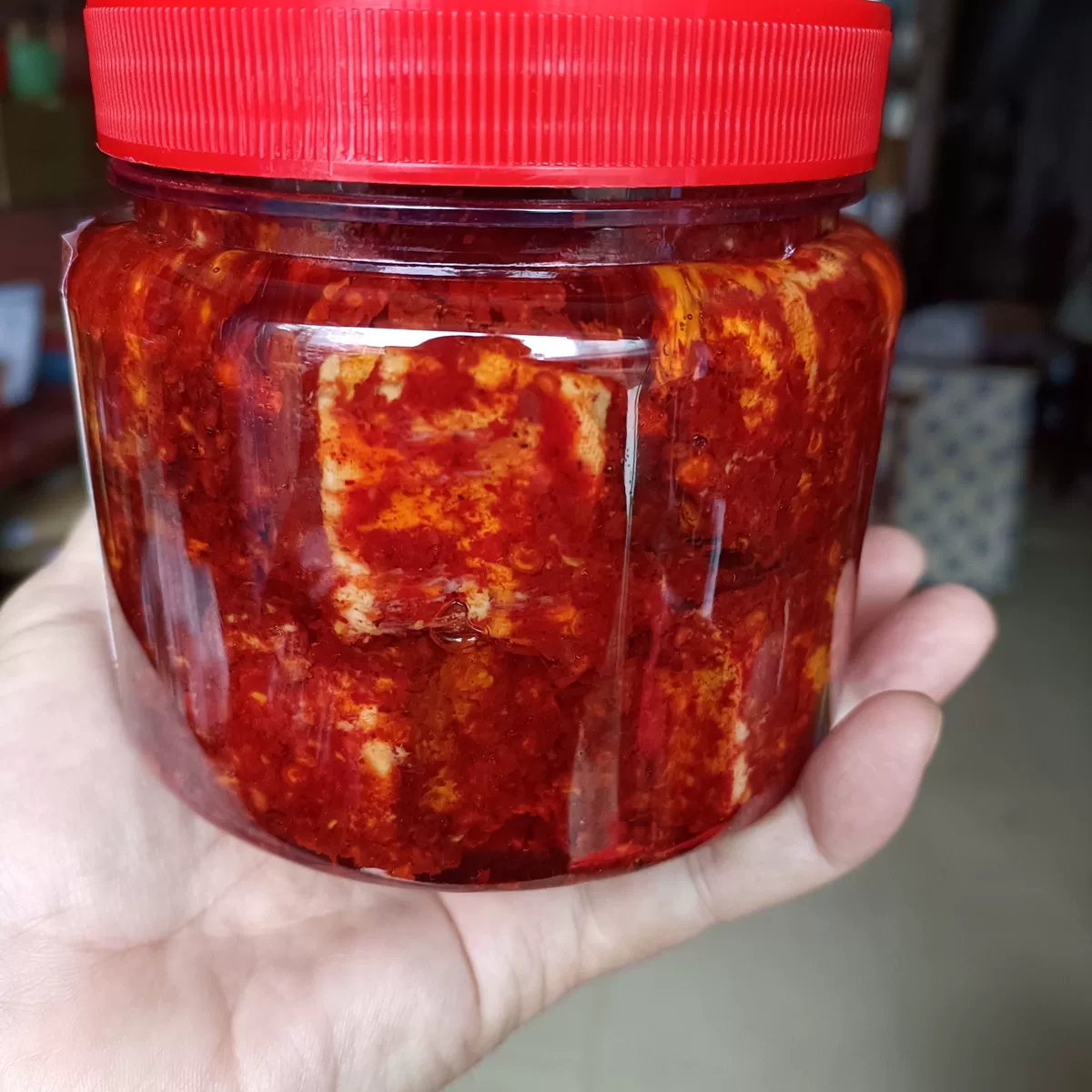 620克湖北恩施土家风味霉豆腐腐乳麻辣味有油开味小咸菜即食