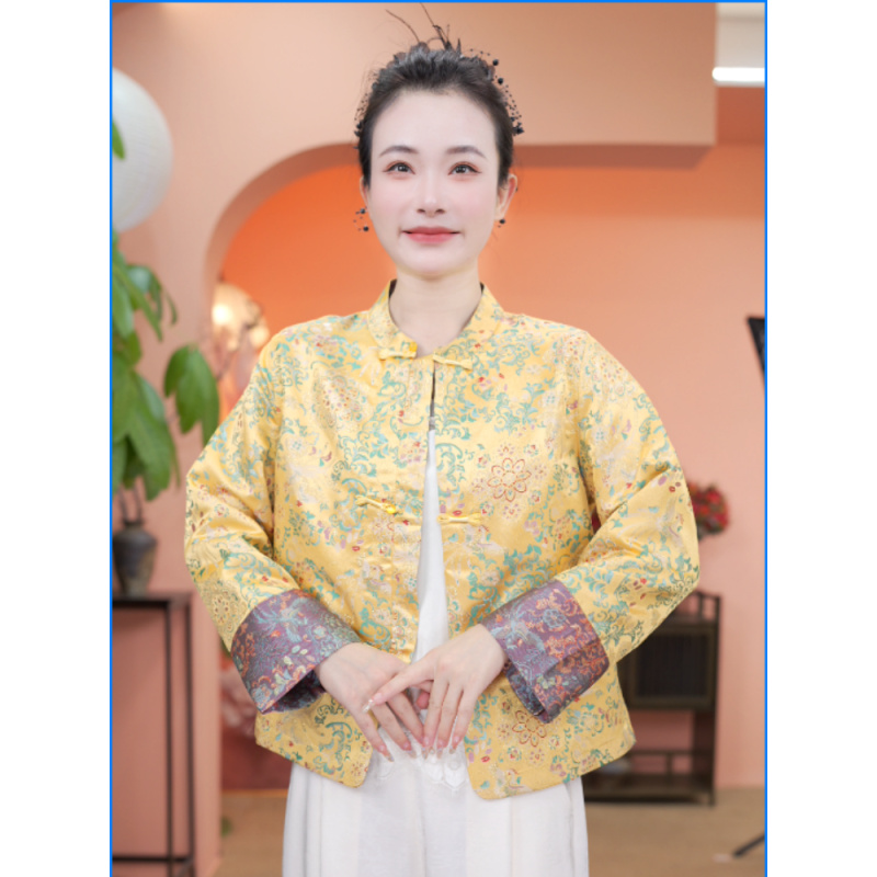 【乐游-外套】新中式国风盘扣外套
