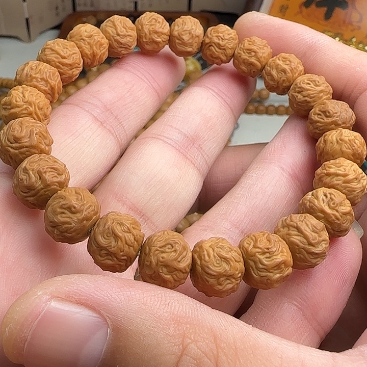 手串猴头核桃全品精工小游龙尺寸11mm