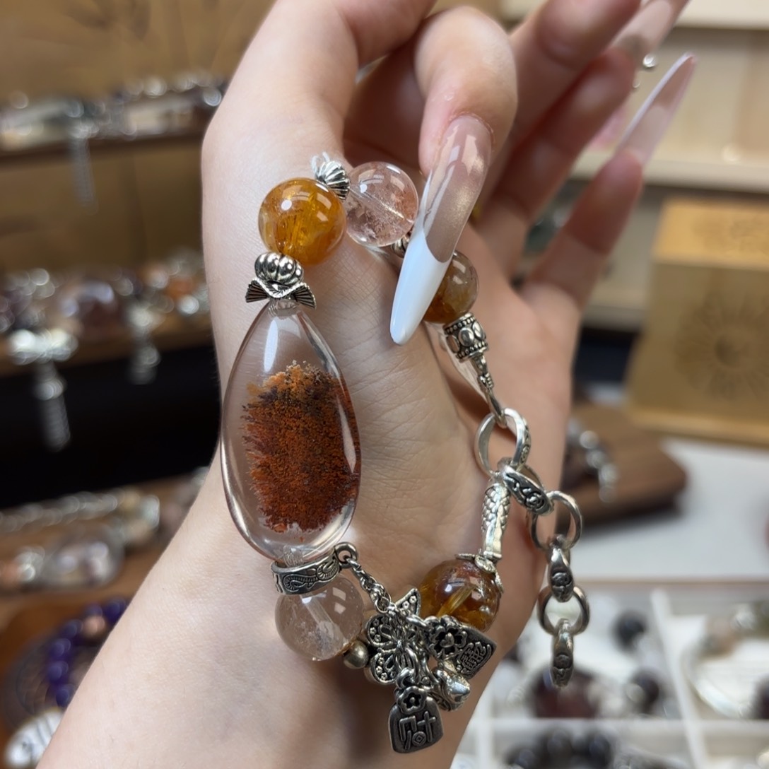 碱***铜水晶手链合金01幽灵手链