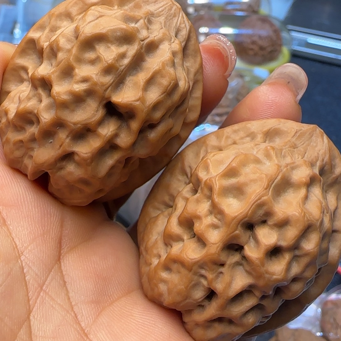 文玩核桃吊坠38➕蓟县蛤蟆眼全品