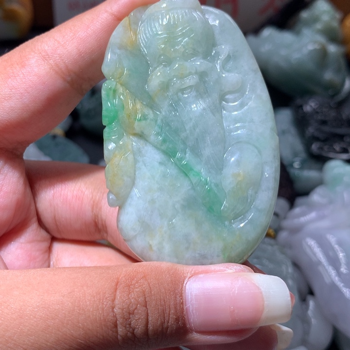 翡翠未镶嵌颈饰保真天然翡翠a货