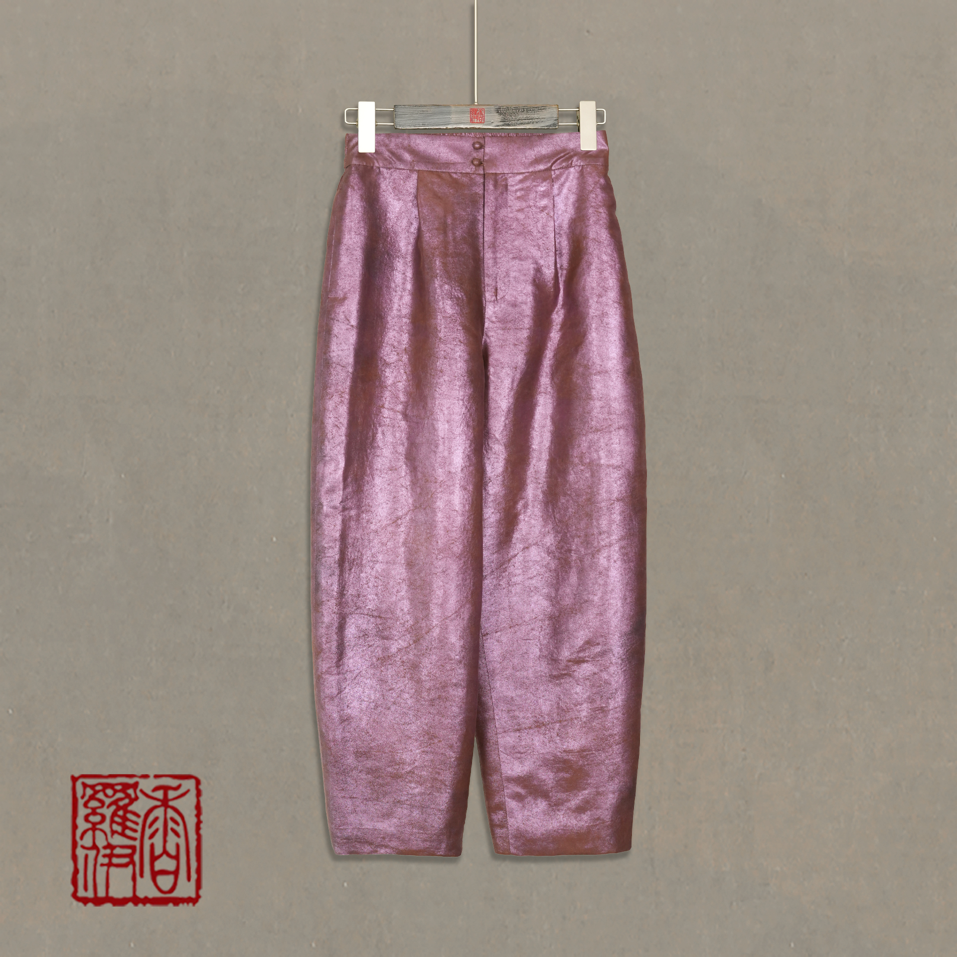 【雾玫褶裥】传统中式汉服提花裤子